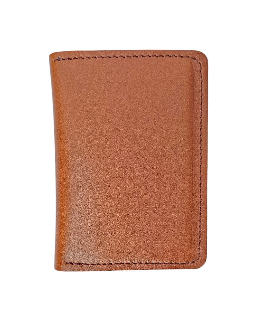 The Traveler Leather Passport Wallet - Brown by MBH Leather, product view 1