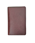 passport leather cover brown color