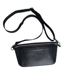 The Voyager Crossbody Sling Bag - Black by MBH Leather, product view 2