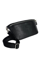 The Voyager Crossbody Sling Bag - Black by MBH Leather, product view 5