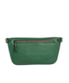 The Voyager Crossbody Sling Bag - Olive Green by MBH Leather, product view 3
