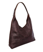 Verona Classic Shoulder Bag – Chestnut by MBH Leather, product view 4